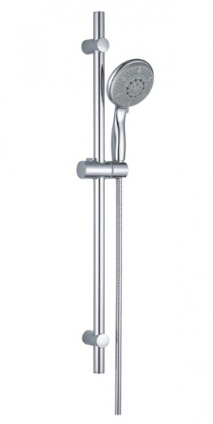 Slide rail shower kits